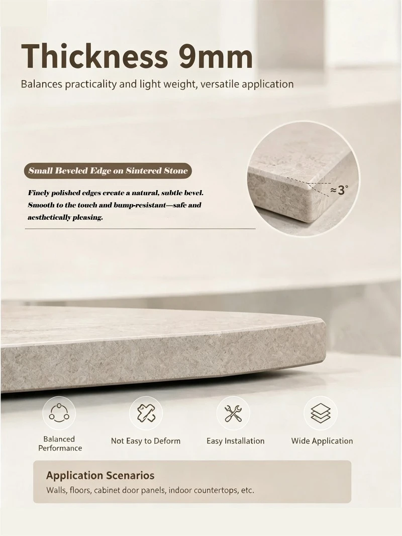 UV Resistant Sintered Stone for Indoor Outdoor Use UV Resistant Sintered Stone for Indoor Outdoor Use